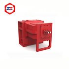 Plastik Ekstrüzyon Kırmızı Renkli Pelet Makinesi Parçaları Şanzıman TDSB-75B 1261 - 1273N.M Tork